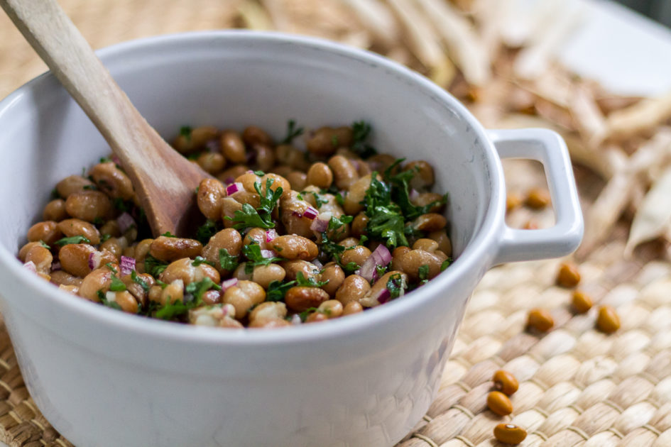 Homemade brown bean salad - Sara Bäckmo