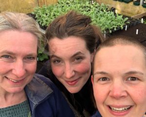 Selfie med Marie, Tora och Sara.