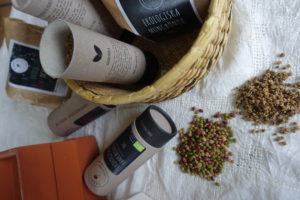 Ekologiska frön för groddning